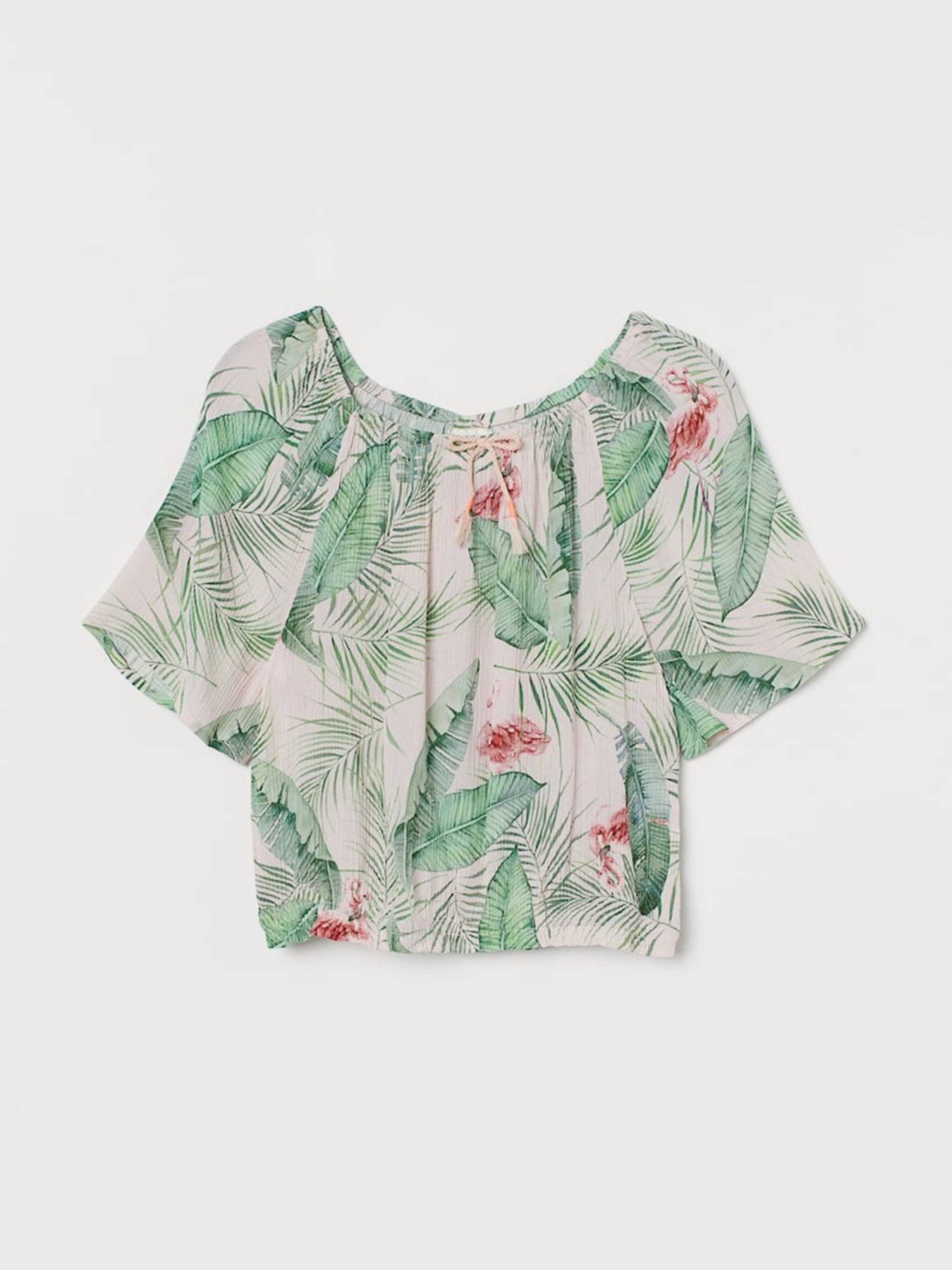 Блуза H&M модель 8175881kwer_Зеленый Фото