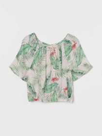 Блуза H&M модель 8175881kwer_Зеленый Фото