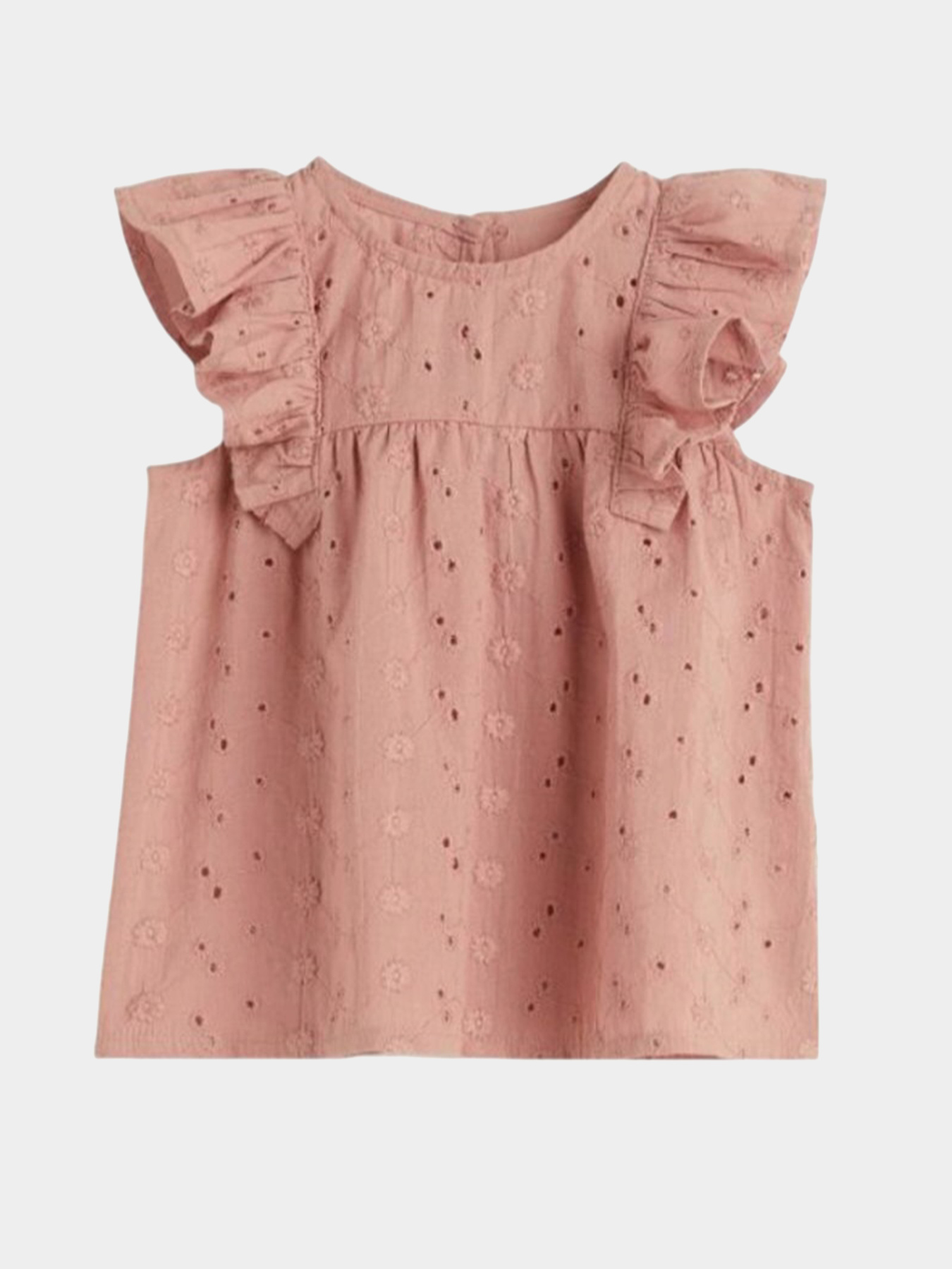 Блуза H&M модель 10766566kwer_Пудровый Фото