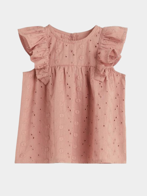 Блуза H&M модель 10766566kwer_Пудровый Фото