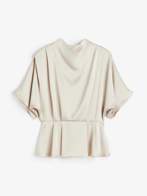 Блуза H&M модель 1142209wer_Светло-бежевый Фото