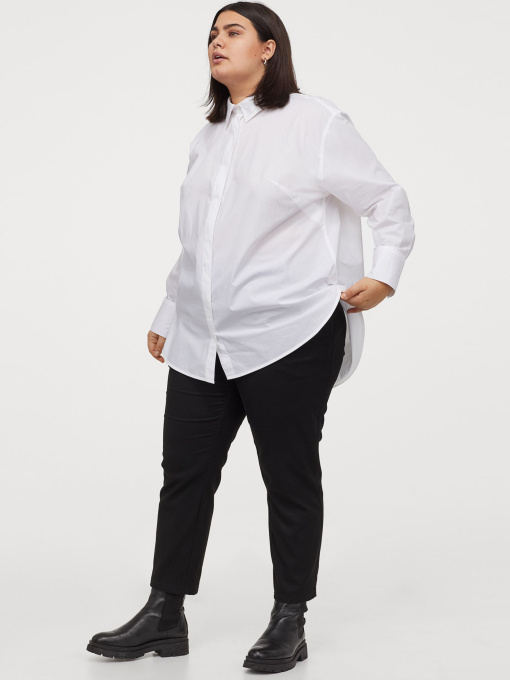 Рубашка H&M модель 8314312wer_Белый Фото