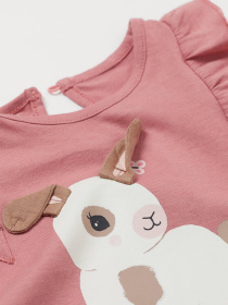 Лонгслів H&M модель 8657902kwer_Розовый Фото