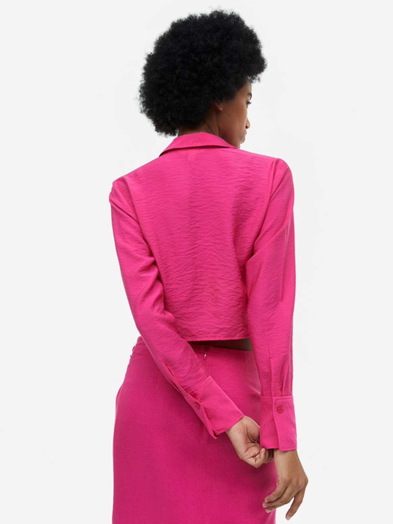 Блуза H&M модель 1146946wer_Малиновый Фото