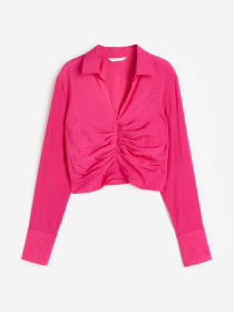 Блуза H&M модель 1146946wer_Малиновый Фото