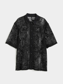 Рубашки H&M модель 1162521wer_Черный Фото