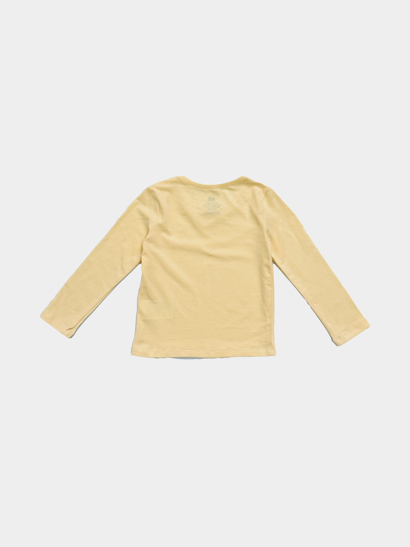 Лонгслив H&M модель 6781576kwer_Желтый Фото