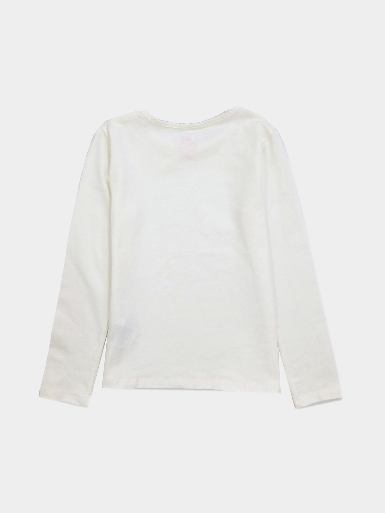 Лонгслив H&M модель 5751564kwer_Молочный Фото