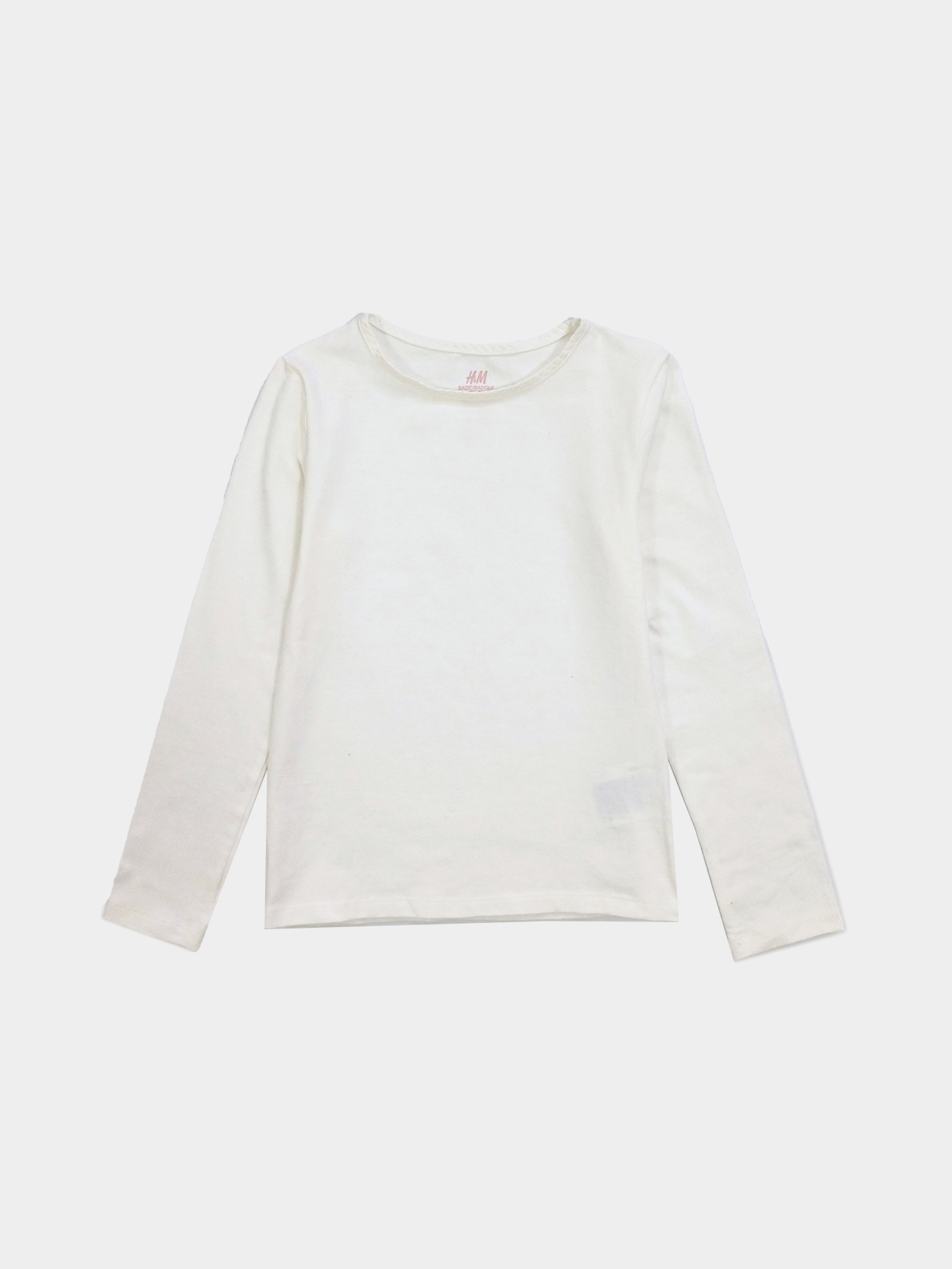 Лонгслив H&M модель 5751564kwer_Молочный Фото