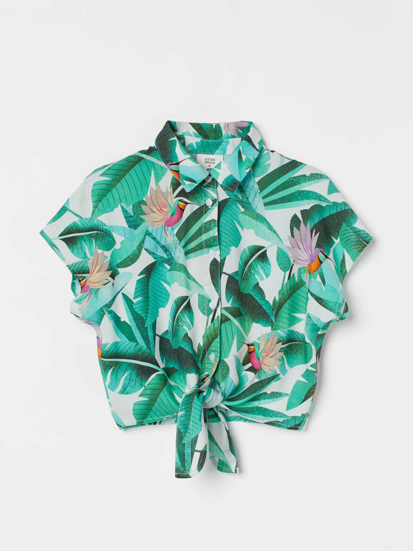 Блуза H&M модель 9353793kwer_Зеленый Фото