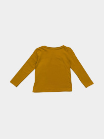 Лонгслив H&M модель 6781570kwer_Горчичный Фото