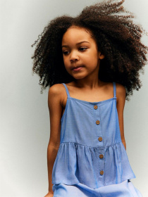 Блуза H&M модель 103150570kwer_Синий Фото