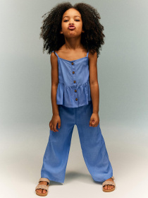 Блуза H&M модель 103150570kwer_Синий Фото