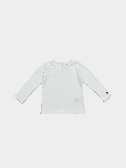 Лонгслив H&M модель 8525121kwer_Белый Фото