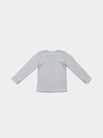 Лонгслив H&M модель 3369962kwer_Светло-бежевый Лонгслив H&M модель 3369962kwer_Светло-бежевый Фото