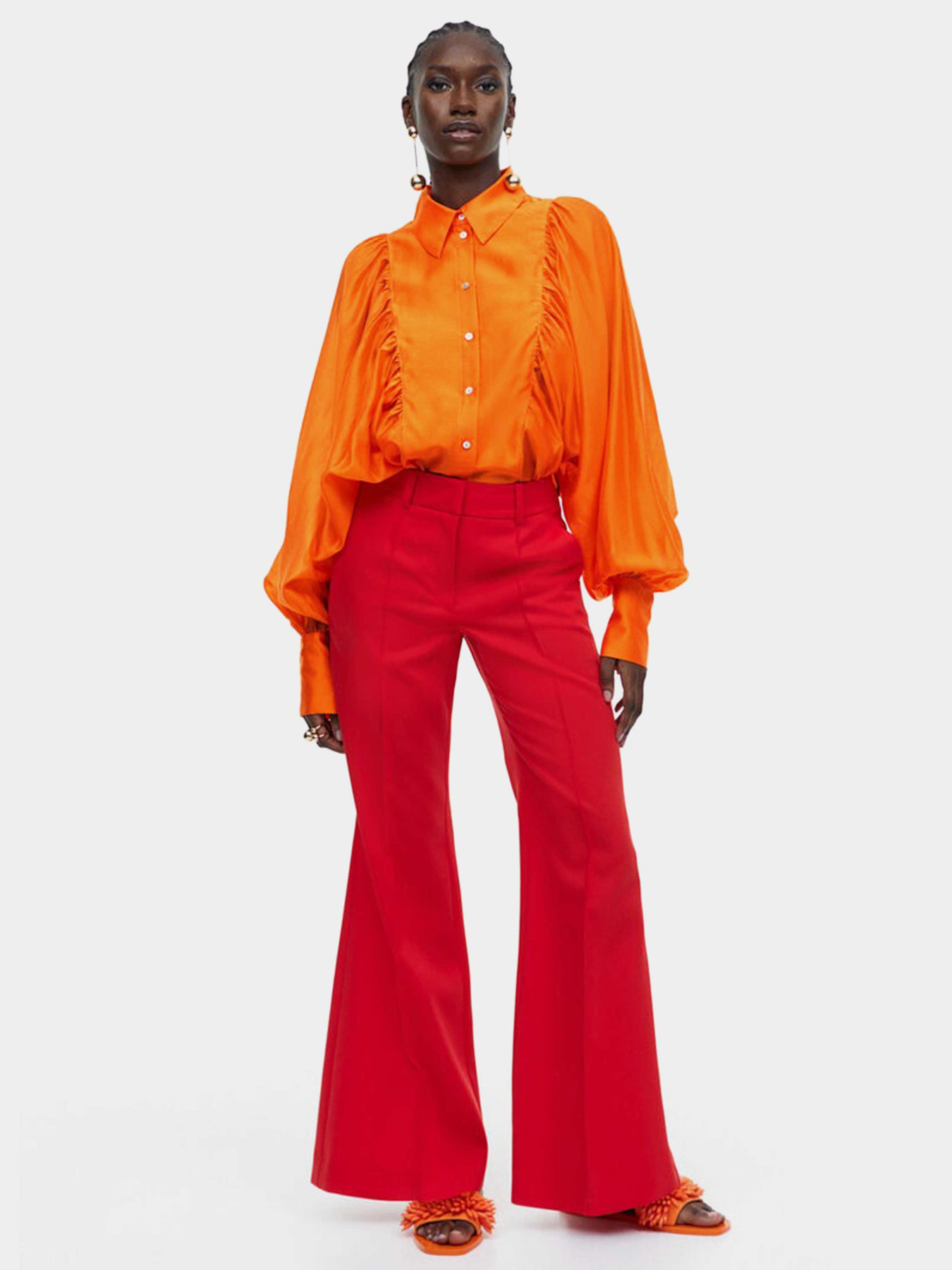 Блуза H&M модель 1141625wer_Оранжевый Фото