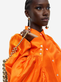 Блуза H&M модель 1141625wer_Оранжевый Фото