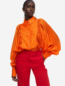 Блуза H&M модель 1141625wer_Оранжевый Фото