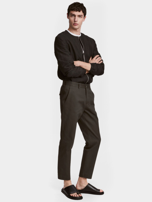 Чіноси H&M модель 5004835log_Серо-зеленый Фото