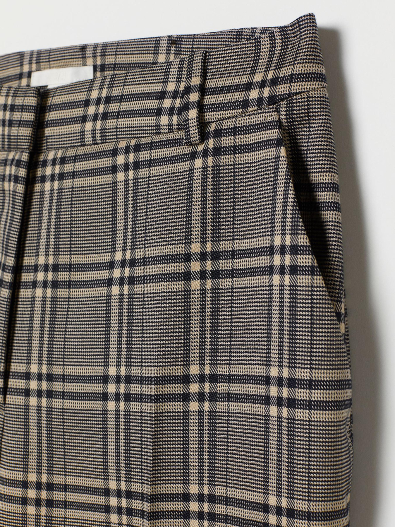 Повседневные штаны H&M модель 6567348dlog_Бежевый Фото