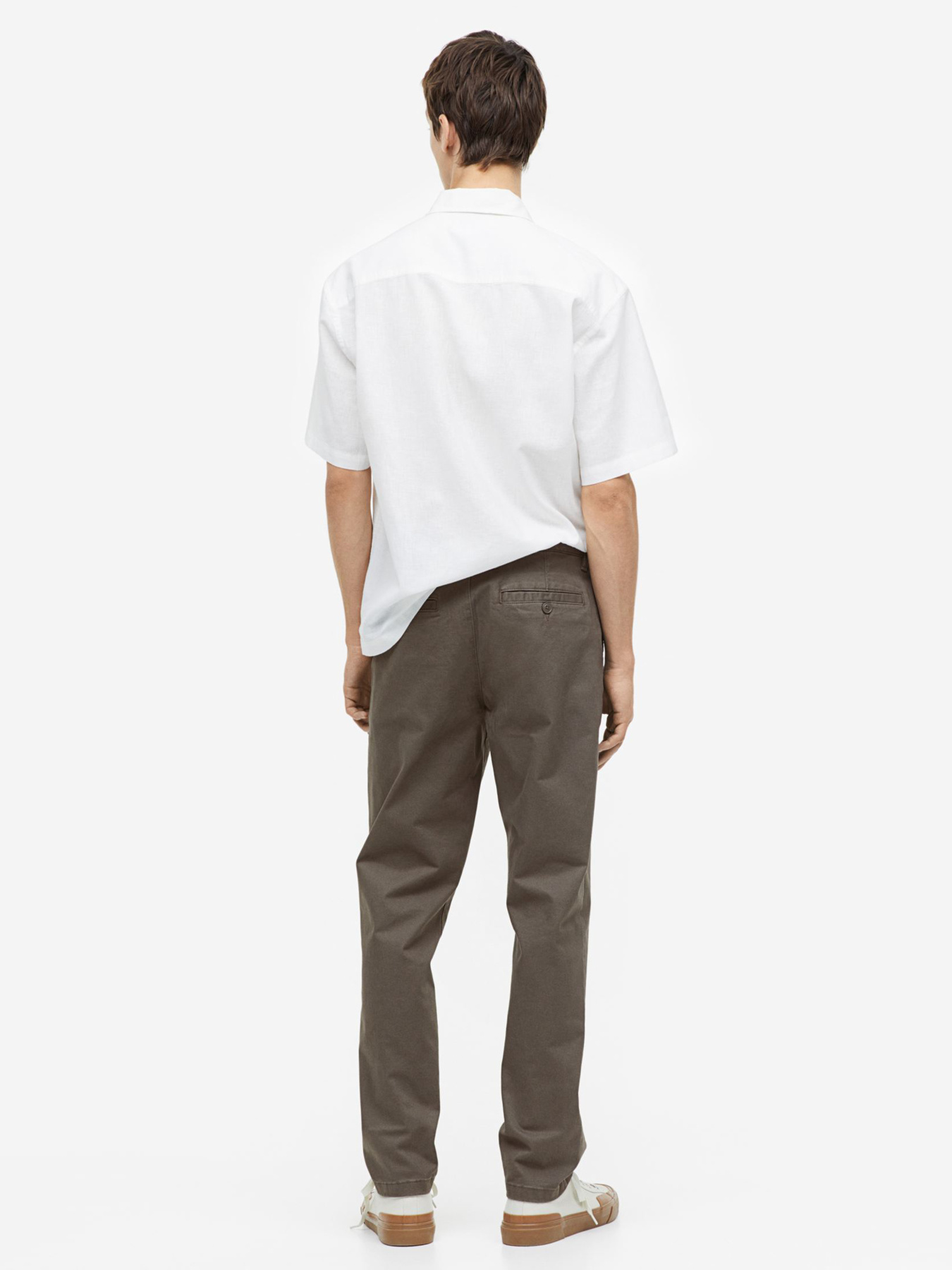 Брюки повседневные H&M модель 1019838arl_Хаки Фото