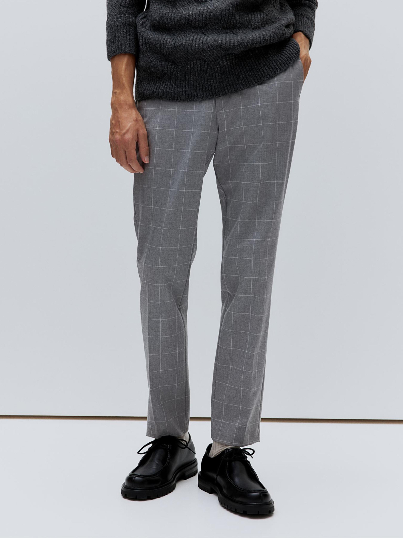 Штани повсякденні H&M модель 1074406ral_Серый Фото