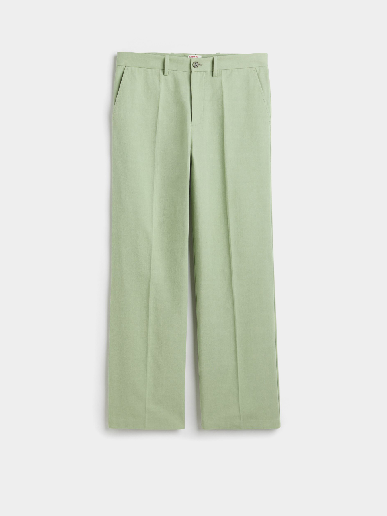 Брюки повседневные H&M модель 1063425ral_Светло-зеленый Фото