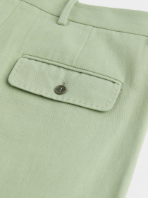 Брюки повседневные H&M модель 1063425ral_Светло-зеленый Фото