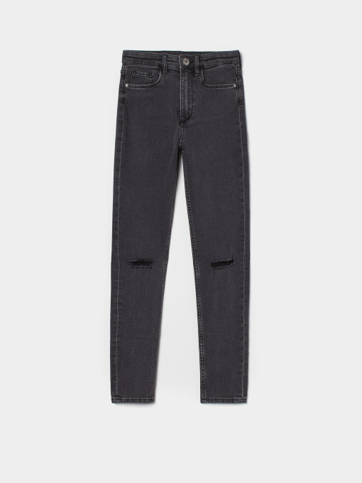 Зауженные джинсы H&M модель 1012809ral_Черный Фото