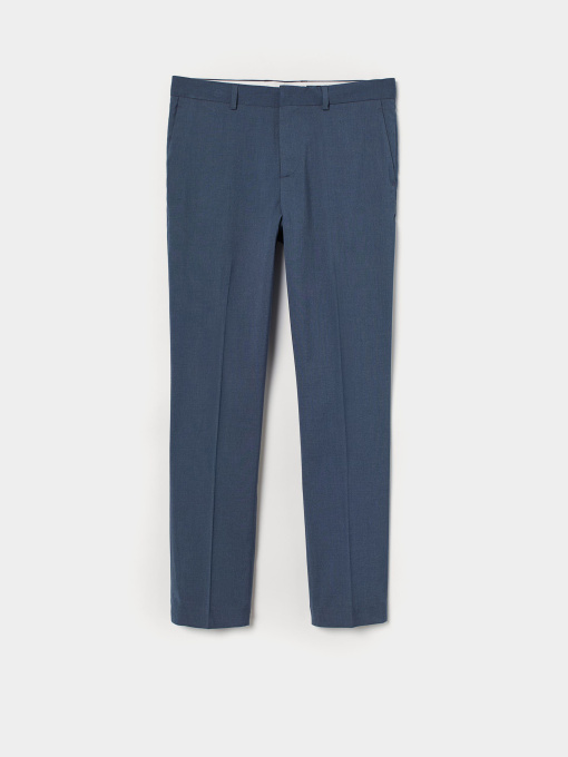 Брюки классические H&M модель 5551002ral_Сине-серый Фото
