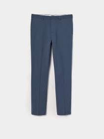 Класичні штани H&M модель 5551002ral_Сине-серый Фото