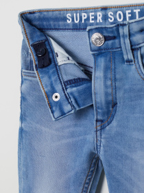 Зауженные джинсы H&M модель 5585120ral_Синий Фото