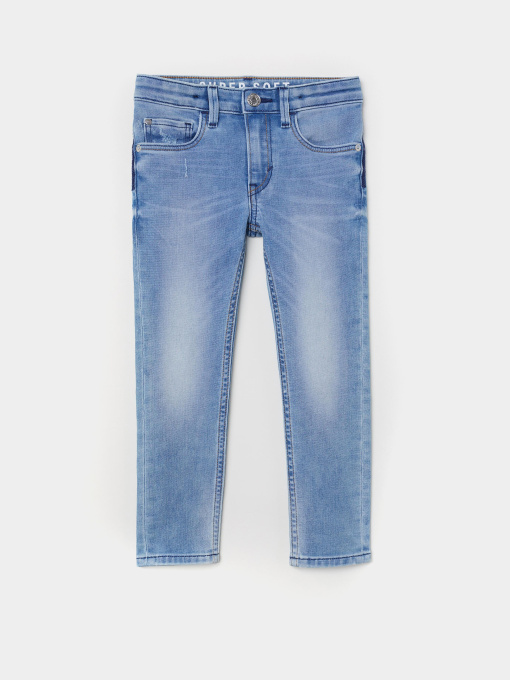 Зауженные джинсы H&M модель 5585120ral_Синий Фото