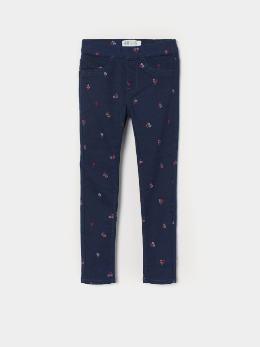 Скинни джинсы H&M модель 8527801kwer_Темно-синий Фото