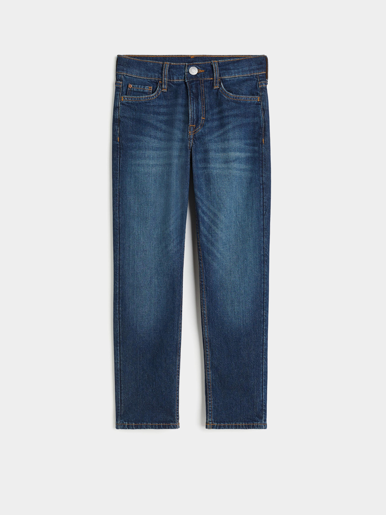 Зауженные джинсы H&M модель 1139911kwer_Темно-синий Фото