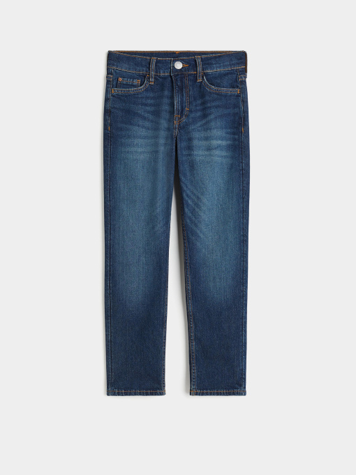 Зауженные джинсы H&M модель 1139911kwer_Темно-синий Фото