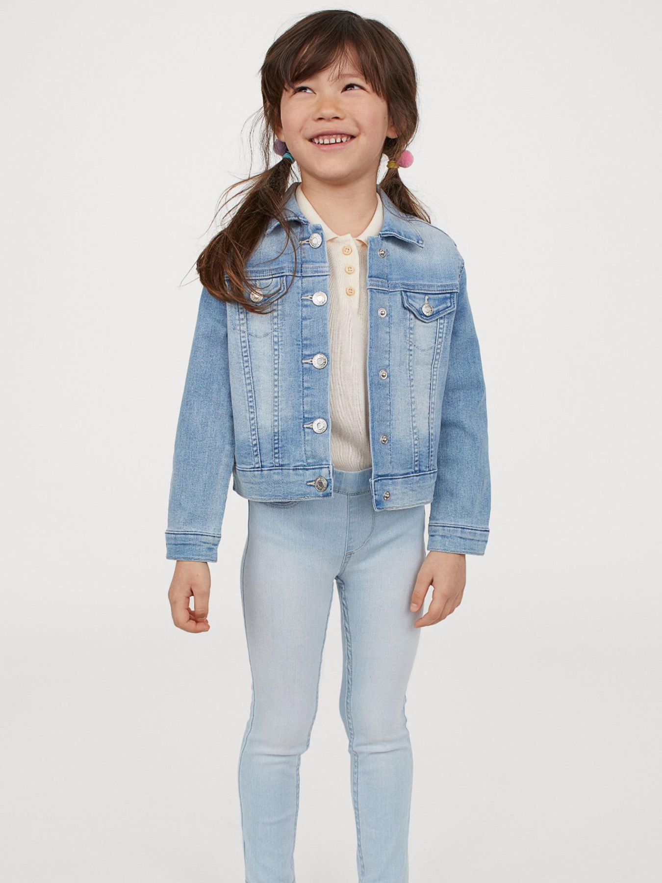 Скинни джинсы H&M модель 7315125kwer_Светло-голубой Фото