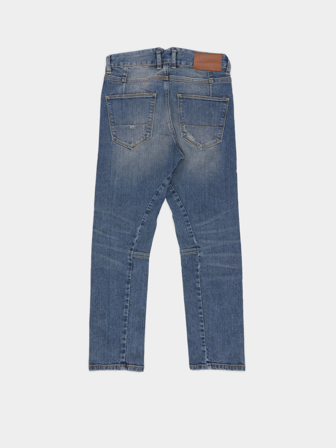 Зауженные джинсы H&M модель 1745289ral_Синий Зауженные джинсы H&M модель 1745289ral_Синий Фото