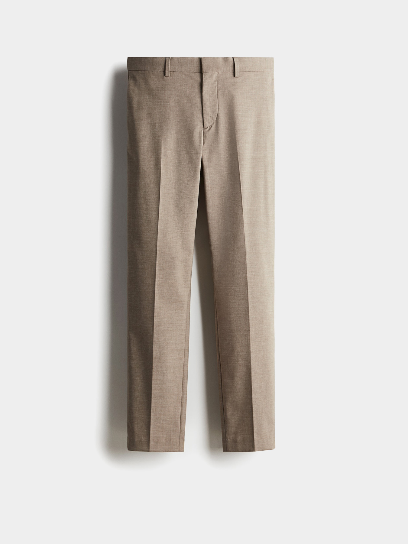 Брюки классические H&M модель 7140322wer_Темно-бежевый Фото