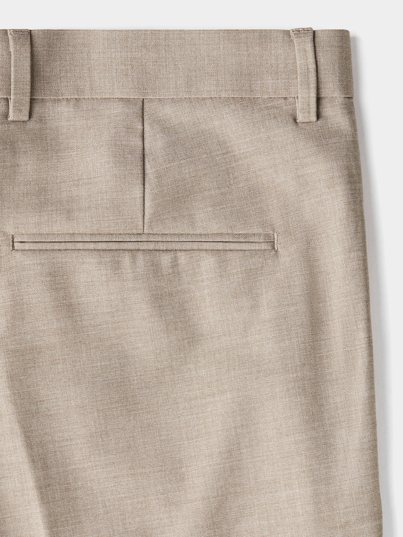 Брюки классические H&M модель 7140322wer_Темно-бежевый Фото