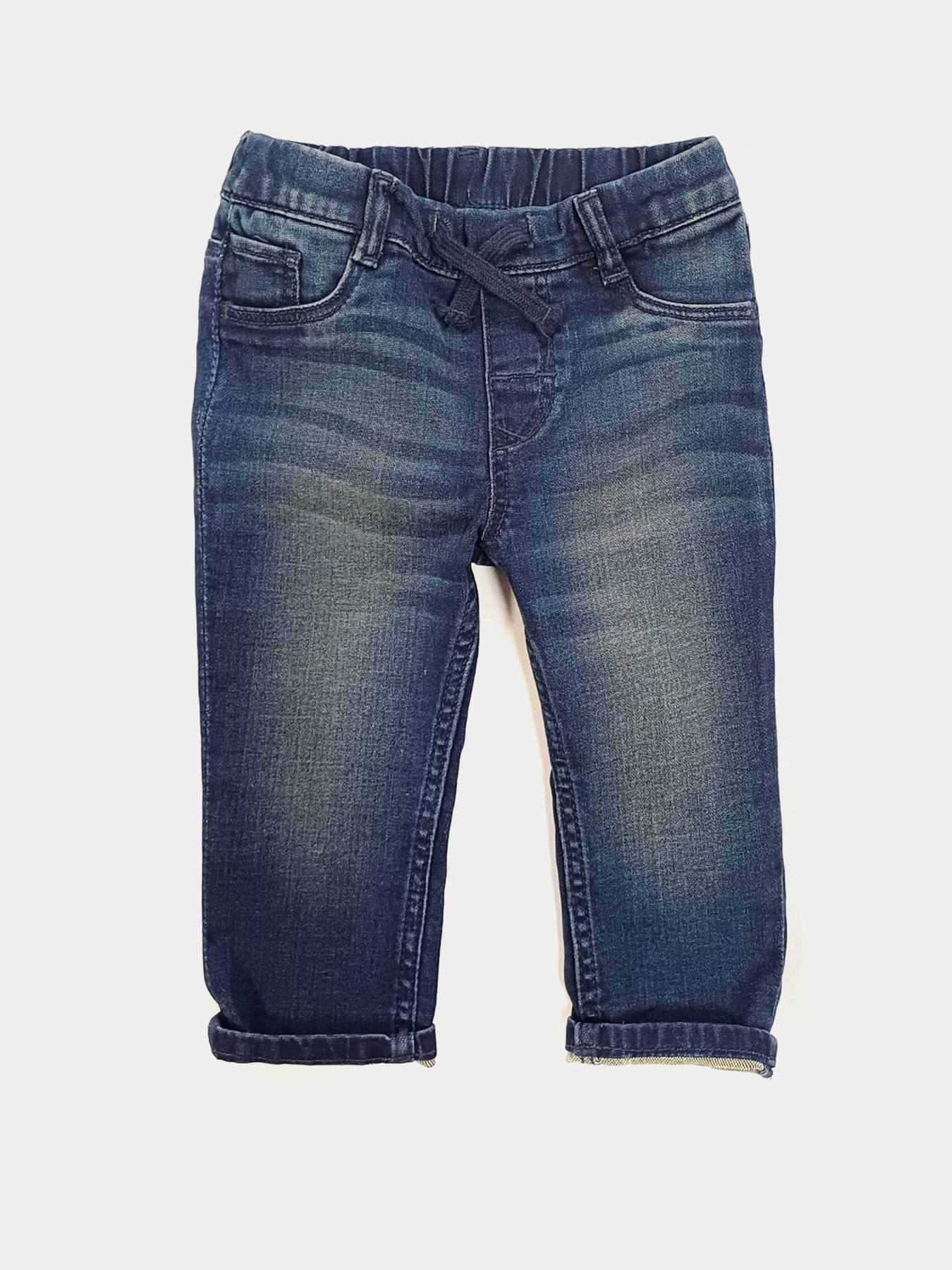 Зауженные джинсы H&M модель 8233281kwer_Темно-синий Фото