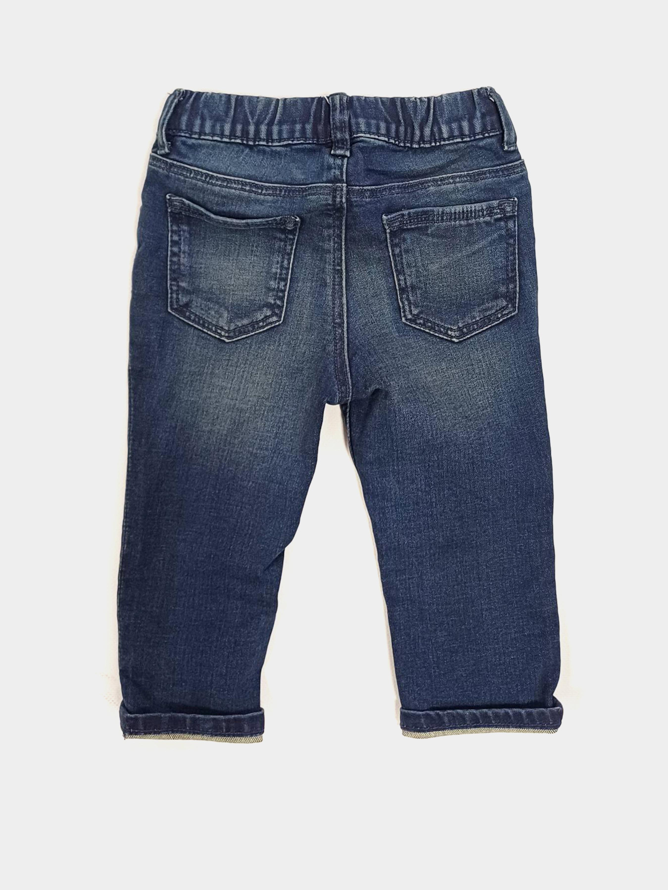 Зауженные джинсы H&M модель 8233281kwer_Темно-синий Фото