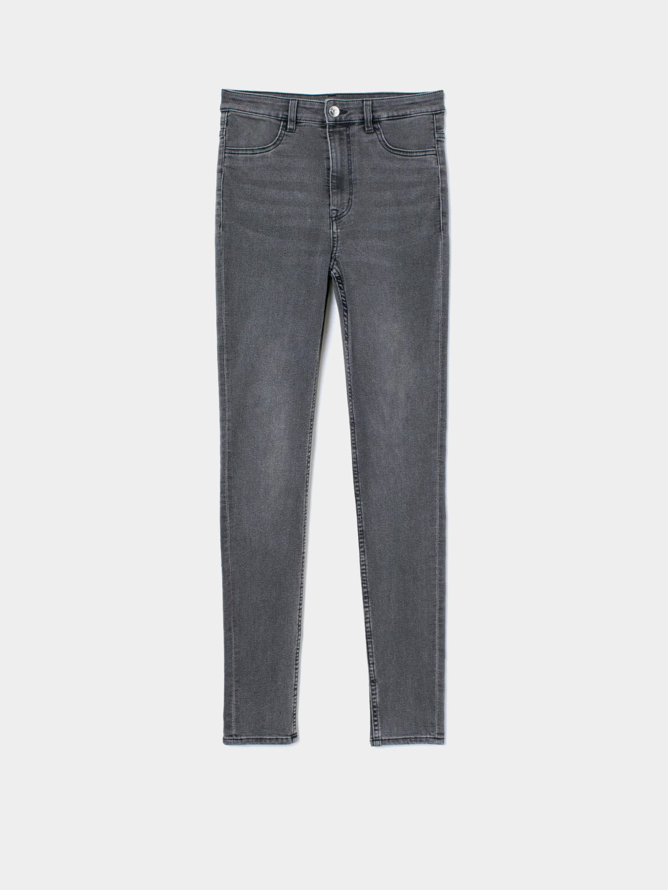Скинни джинсы H&M модель 10062686kwer_Серый Фото