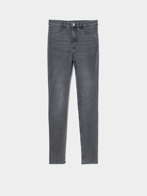 Скинни джинсы H&M модель 10062686kwer_Серый Фото
