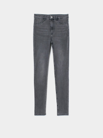 Скинни джинсы H&M модель 10062686kwer_Серый Скинни джинсы H&M модель 10062686kwer_Серый Фото