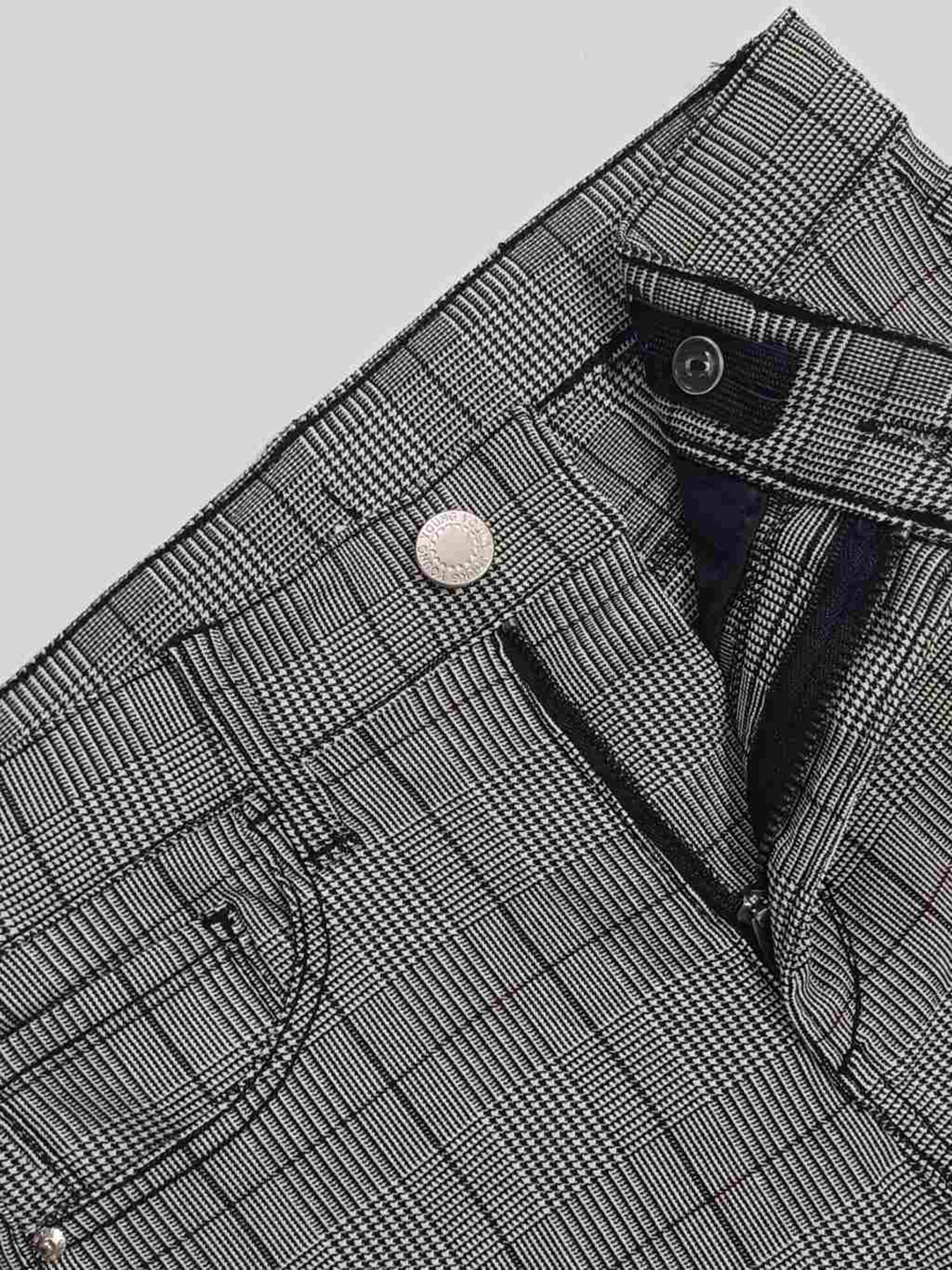 Брюки повседневные H&M модель 4536171kwer_Серо-черный Фото