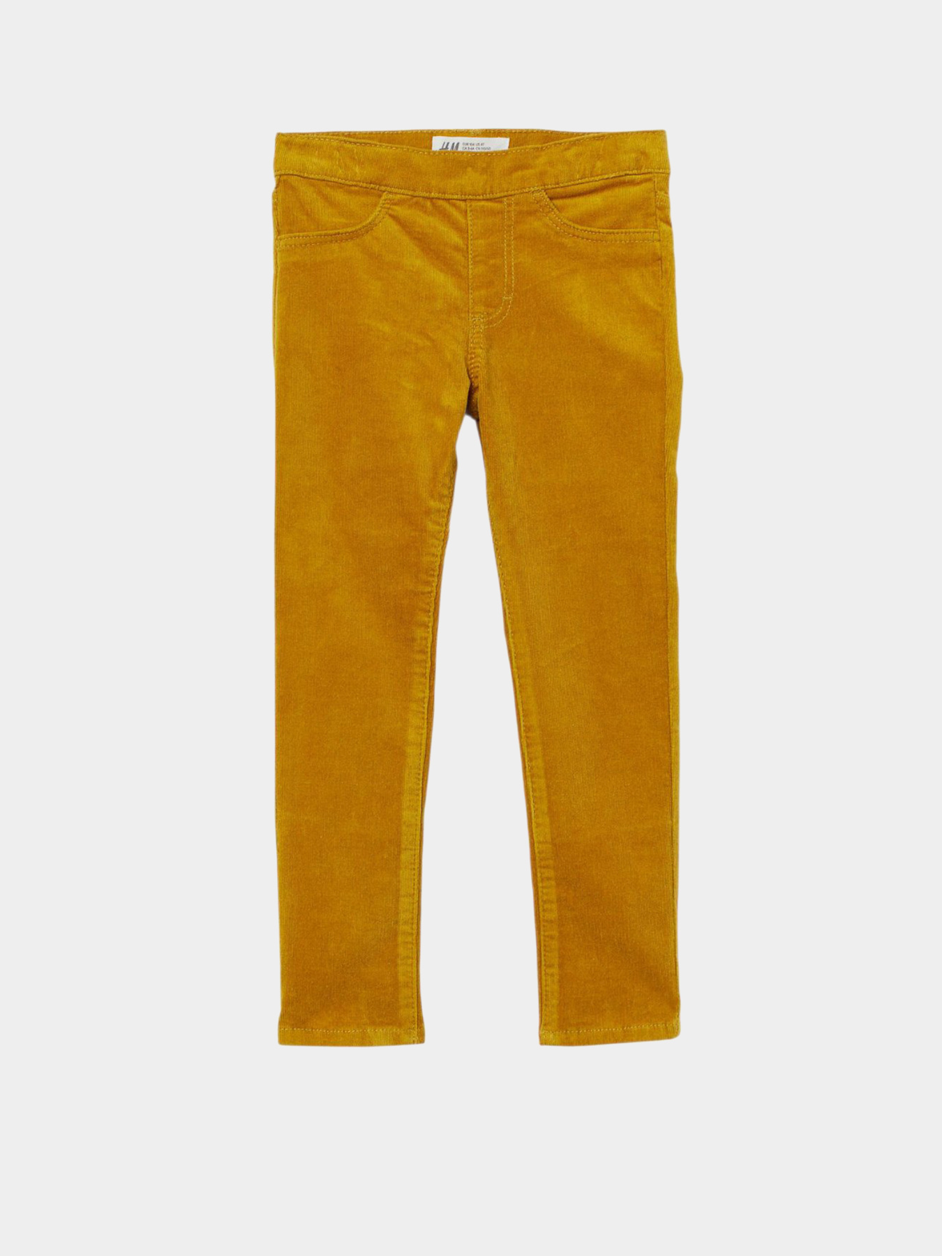 Скинни джинсы H&M модель 9831404kwer_Горчичный Скинни джинсы H&M модель 9831404kwer_Горчичный Фото