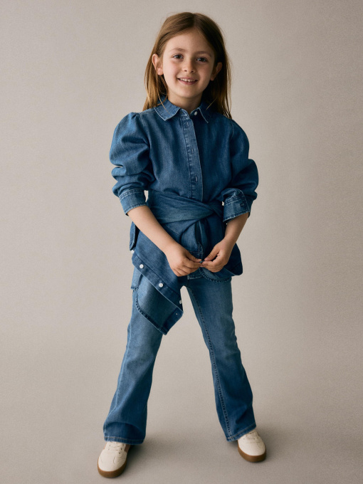 Джинси кльош H&M модель 1110588kwer_Синий Фото