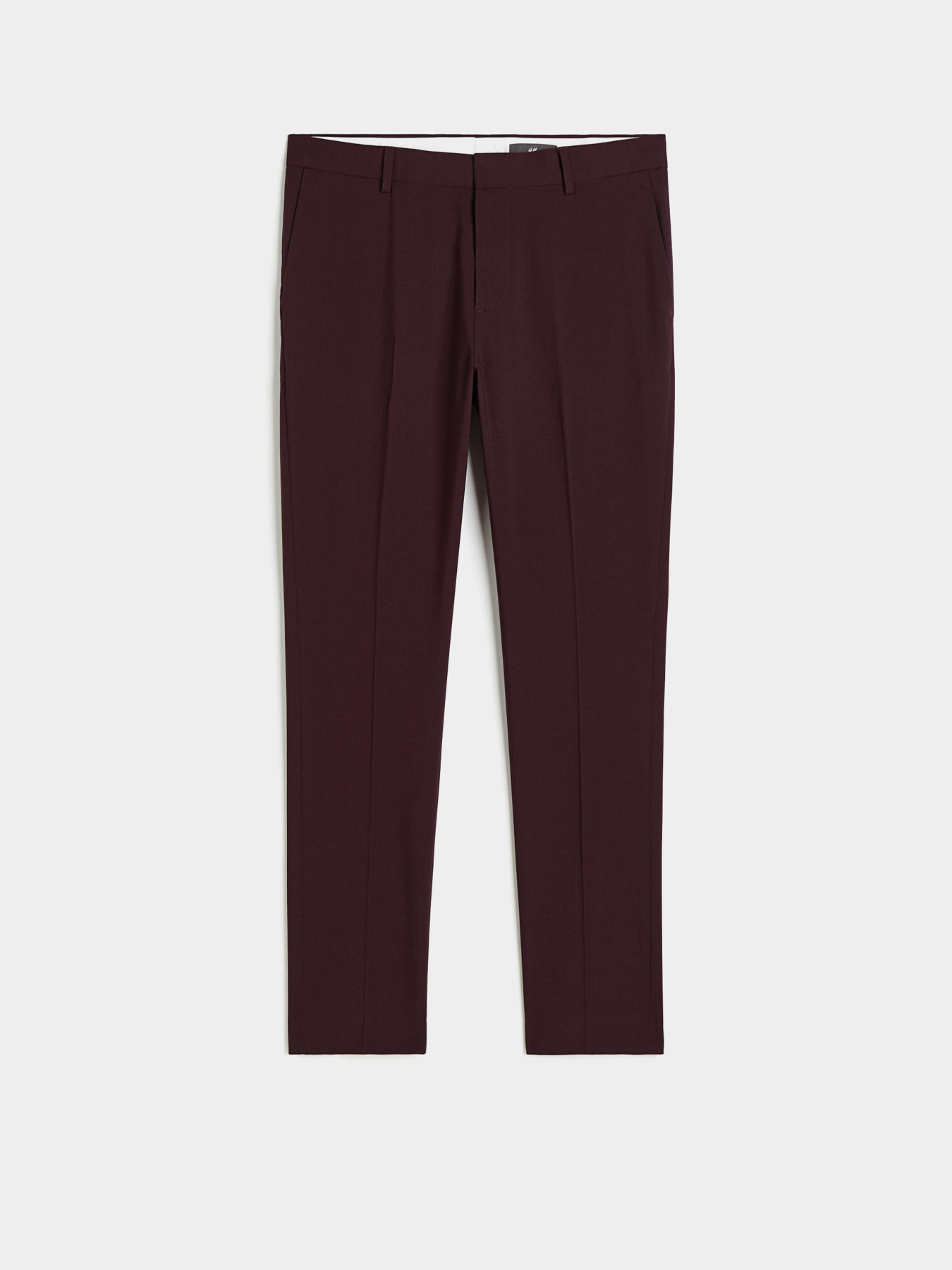 Брюки повседневные H&M модель 7140320ral_Бордовый Фото