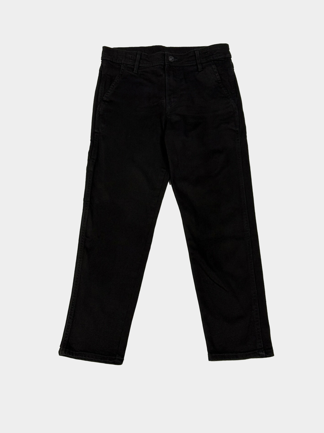 Прямые джинсы H&M модель 7718500kwer_Черный Фото